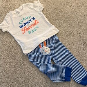 Carter’s Easter Bunny Snug Fit Unisex Pajamas 12mos